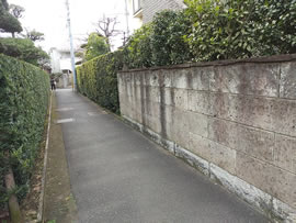 H邸生垣工事