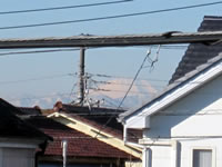 洛東から見える富士山
